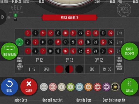 double ball roulette odds.